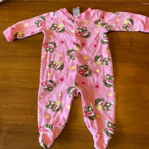 Adorable Sock monkey sleeper